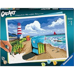 Ravensburger CreArt 23547 Glezna pēc skaitļiem Brīvdienas Baltijas jūras vidē