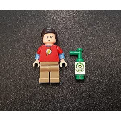 LEGO Ideas Lielā sprādziena teorijas minifigūra — Šeldons Kūpers ar zaļo laternas laternu (21302)