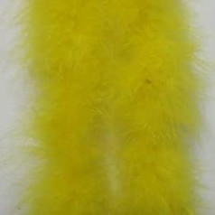 5 vnt. / 200 cm (79 kvotos;) Žalios vištienos plunksnos juostelės Vestuvinės plunksnos Boa kalakutienos plunksnos Boa H-Yellow