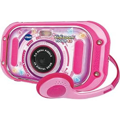 Vtech 80-163554 Kidizoom Touch 5.0 Children's Pink Digital Camera, Multicoloured, Single