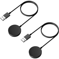 [Pack of 2] Watch Charging Station Compatible with Samsung Galaxy Watch 6 Charger, Smartwatch Charging Cable Watch Charger for Samsung Galaxy Watch 6/6 Classic/5/5 Pro/4/3/Active 2/1 Galaxy Watch