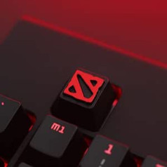 Kashasin taustiņu uzgaļi mehāniskai tastatūras spēlei Dota2 Custom Gaming metāla taustiņu vāciņš Cherry MX slēdžiem ar taustiņu novilcēju — der lielākajai daļai tastatūru