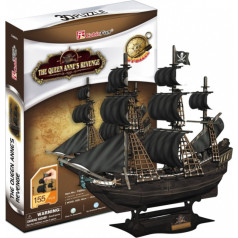 3D mīklu pirātu kuģis - Karalienes Annas atriebība