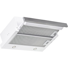 Akpo WK-7 light eco 50 inox teleskopiskais zem skapja pārsegs (265,5 m3/h; 500 mm; inox krāsa)