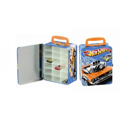 A box for storing hot wheels cars