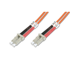 Fiber optic patch cord fo mm 50/125 om2 lc-lc 1m