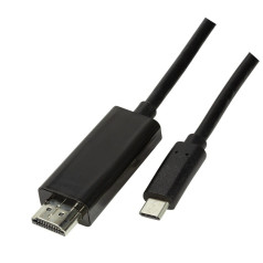 USB-C uz HDMI 2.0 kabelis, 1,8 m garš