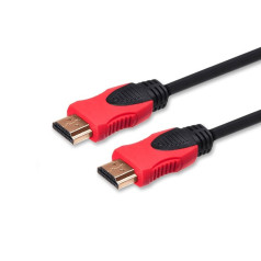 HDMI kabelis (m) v2.0, 3m, varš, melns, zelta uzgaļi, Ethernet/3D, cl-96