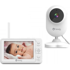 Lionelo Babyline 6.2 elektroniskais mazuļa monitors ar kameru, balts