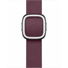 Ruby mulberry strap with modern buckle for 41 mm case - size S