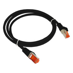 Alantec patch cord f/utp cat.6 pvc 5.0m black