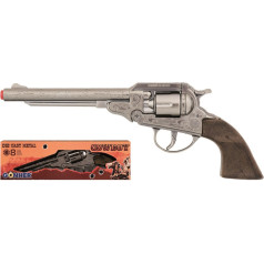 Metalinis kaubojiškas revolveris su 8 šoviniais Gonher 88/0