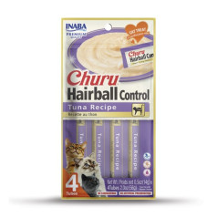 Inaba churu matu bumbiņas tuncis - kaķu gardums - 4x14g (56g)