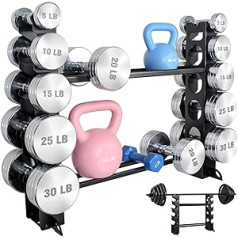 5 Tier Dumbbell Rack Weight Rack for Dumbbells Weight Storage Organizer Home Gym Only Weight Stand (700lbs)