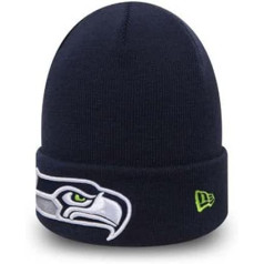 New Era - Seattle Seahawks - Beanie - Team Essential Cuff - tumši zila