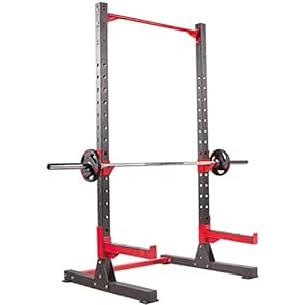 Fitness Power Rack Squat Rack svaru celšanas stenda presēšana Mājas trenažieru zāle Regulējama daudzfunkcionāla stacija Fitnesa vingrošanas aprīkojuma pietupiena būris