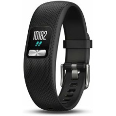 Garmin Vivofit 4 Fitness Tracker, Customisable Colour Display, Slim Design, Up to 1 Year Battery Life, S-M