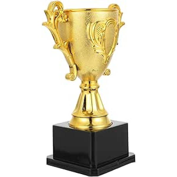 Abaodam 3gb Trophy Party Favor Golden Trophy spēles balva Zelta kauss Spēles trofeja bērniem Bērnu balvas trofeja Lielā zelta balvas trofejas kausa izcīņa Studentu Navia Mini Plastic