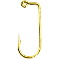 Mustad 1 x spēcīgs 90 grādu RB Jig Hook makšķerēšanas piederums (1000 iepakojumā), blonds, 4. izmērs