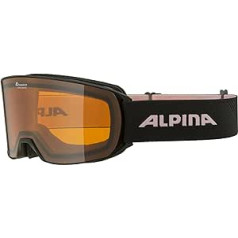 ALPINA NAKISKA OTG Ski Goggles, Anti-Fog, Extremely Robust & Shatterproof, with 100% UV Protection, for Adults