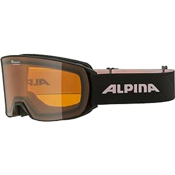 ALPINA NAKISKA OTG slēpošanas brilles, pret miglas, īpaši izturīgas un neplīstošas, ar 100% UV aizsardzību, pieaugušajiem