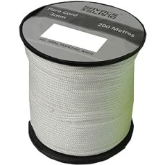 Savage Island 200 m Spool Paracord 3 mm for Camping Outdoor Crafts Gardening Survival Arrmy DIY Bivak Hammock Tents Braided Line All-Purpose Rope