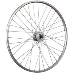 Taylor Wheels 28 collu velosipēda priekšējais ritenis ZAC19 Shimano DH-3N31 rumbas dinamo sudrabs