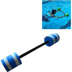 DHokG Aquatic Exercise Dumbbells, Water Dumbbells, Long Water Aerobic Exercises, EVA Foam Dumbbells, Pool Resistance, Foam Dumbbells for Pool Fitness, Hydrotherapy, Water Aerobics, Swimming Lessons