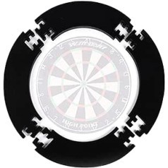 ASIAR 18 Inch Dartboard Surround Ring, EVA Dartboard Backplate for Wall Protection, Dart Accessories, Easy Assembly