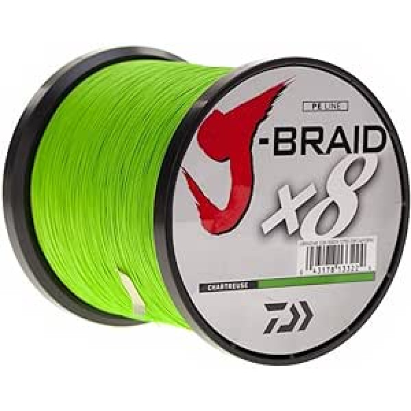 Daiwa J-Braid X8, 1500m Chartreuse - geflochtene Angelschnur