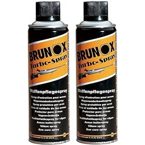 Brunox 2 x Turbo Spray Gun Care Spray 300 ml