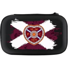 Smiginio kampelis oficialiai licencijuotas „Heart of Midlothian“ futbolo klubo „Hearts FC“ smiginio padėklas, įvairių dizainų, juodas, „Saltire Crest“