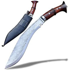 30cm Long Blade Survival Khukuri Kukri Machete Hand Forged Large Knife Hunting Camping Knife Tactical Knife