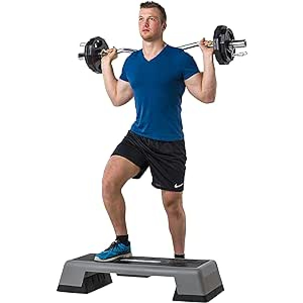 Tunturi Aerobic Stepper, dēlis ar regulējamu augstumu, 3 pakāpieni 16 cm 20 cm 25 cm, līdz 120 kg