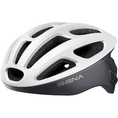 Sena R1 Smart velosipēda ķivere, l, matēta balta