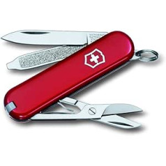 Victorinox kabatas nazis ar reljefu krustu, sarkans, 2.6223