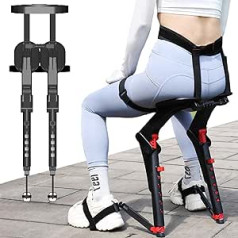 SXFYHXY Adjustable Chairless Portable Invisible Chair, Portable Exoskeleton Human Portable Seat, Camping Folding Stool Holds 150 kg