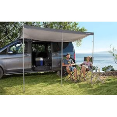 Berger Sun canopy for bus and caravan, rain cover and sun protection, beach garden, ideal for camper bus, awning, piping or suction cup mounting