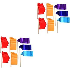 Toyvian 2 Packs / 7 Pieces Rhythmic Band for Students Children Gymnastics Band Dance Gymnastics Band Dance Silk Band Children Dancing Streamers Dance Band Streamer Band