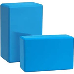 Forbidden Road Yoga Blocks 2 Pack, 1 Pack/5 Colors Eva Foam Yoga Bricks Blocks Komplekts pa 2 Nodrošinās stabilitāti Līdzsvars uzlabos spēku un vēl vairāk – Liela jogas fitnesa trenažieru zāle un jogas rekvizīti