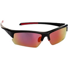 Trespass Unisex Falconpro saulesbrilles ar sarkanām spoguļlēcām