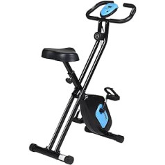 CARE FITNESS - Sulankstomas treniruoklis SV-316- 7 funkcijos - Smagratis 4 kg - Magnetinis stabdys - Širdies ritmo matavimas - Dviračio dizainas ir veikimas Mėlynas