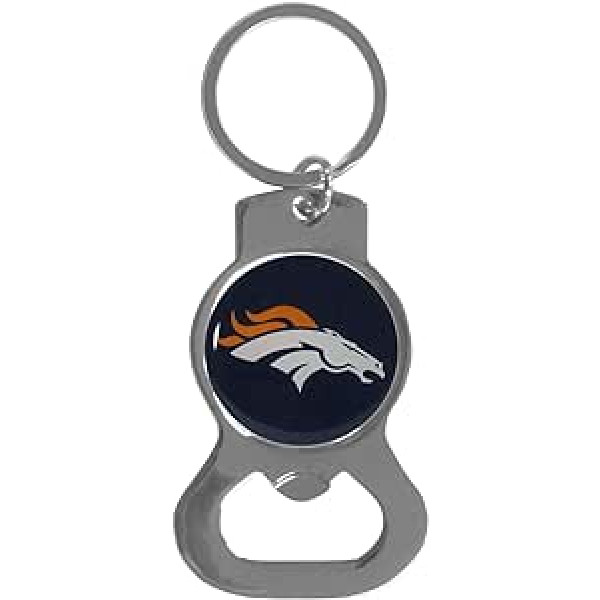 Siskiyou NFL sporta fanu veikals Denver Broncos pudeļu attaisāmais atslēgu piekariņš viena izmēra komandas krāsa