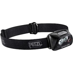 PETZL - TACTIKKA CORE Unisex Headlamp, Black, One Size, LED, Adjustable