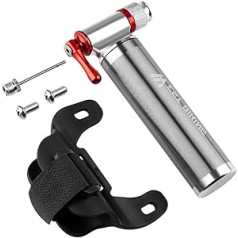 Aliuminio CO2 siurblio padangos vamzdis Mini dviračių siurbliai CO2 kasetė dviračiui Schrader Presta Adapter dviračio siurblio pripūtimo priemonė