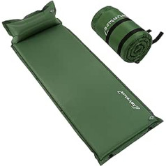 Clostnature Self-Inflating Camping Sleeping Mat, 3.8/5/7.6 cm Thick Outdoor Self-Inflating Sleeping Mat with Small Pack Size, Easy Inflatable Air Mattress for Sports, Trekking, Winter