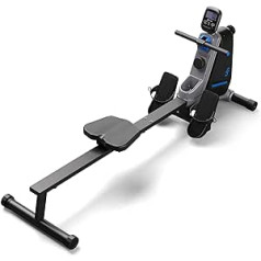 Capital Sports Rowing Machine for Home, Foldable, Sports Rowing Machine with Magnetic Resistance, Rowshaper for Strength Training, Magnetic Rowing Machine for Home, 120 kg Load Capacity, LCD Display,