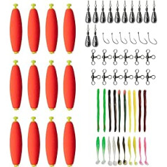 Fishing Bobber Set for Cigars/Round Floats Foam Fishing Tackle Accessories