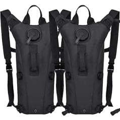 ATBP Tactical Hydration Pack, 3L ūdens pūšļa viegls ūdens uzglabāšanas rezervuāra soma dienas soma skriešanai, pārgājieniem, riteņbraukšanai, liela atvere