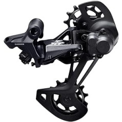 Shimano Unisex — Adult Xt Shadow Plus aizmugurējais pārslēdzējs, melns 12 pakāpju